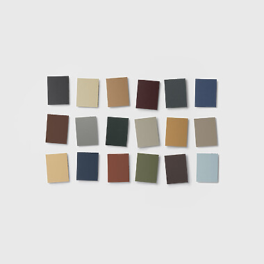 linoleums farveprøver