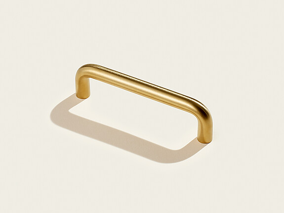 Brass handle kitchen handle &SHUFL d line bow handle