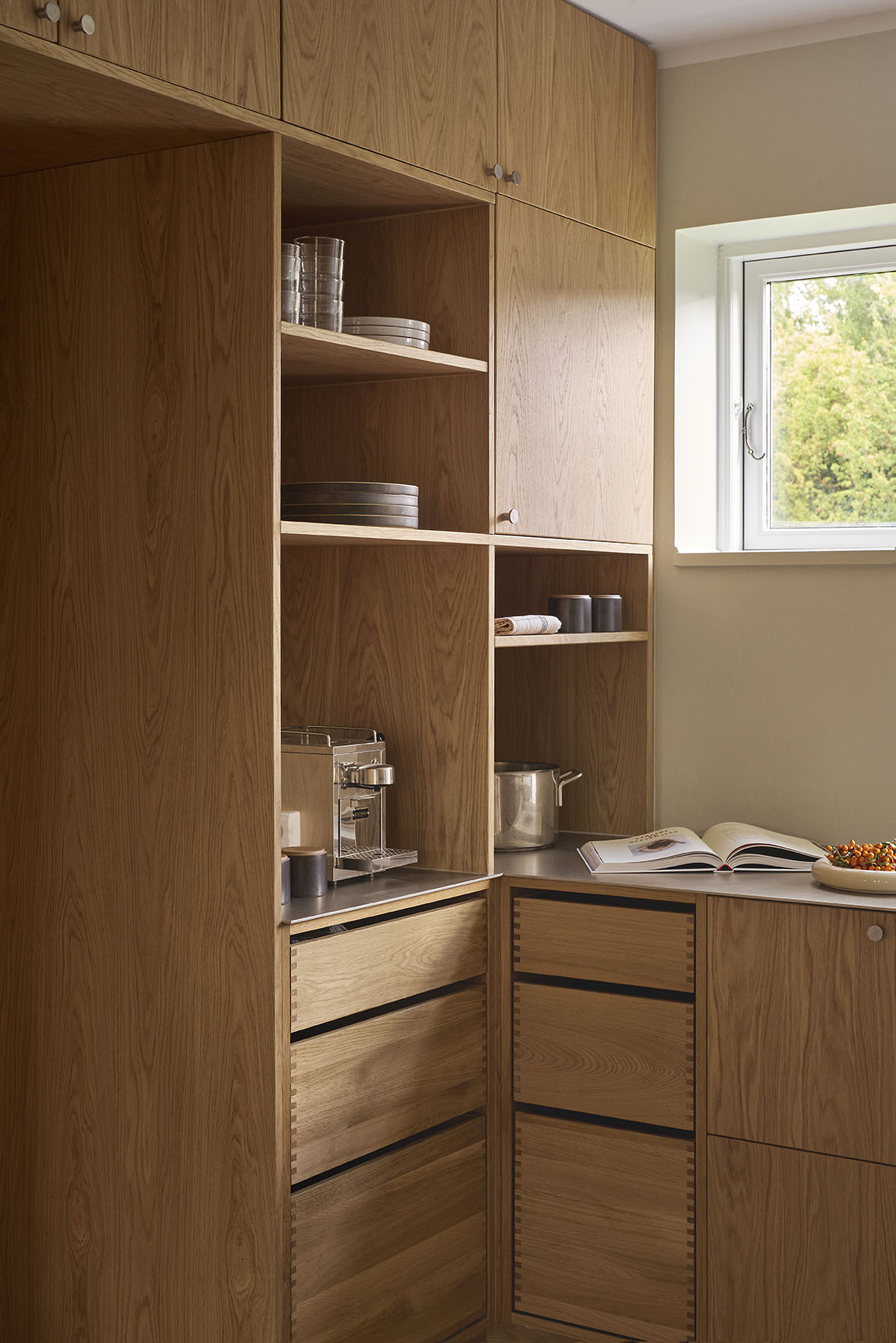 Snedkerkoekken i egetræ