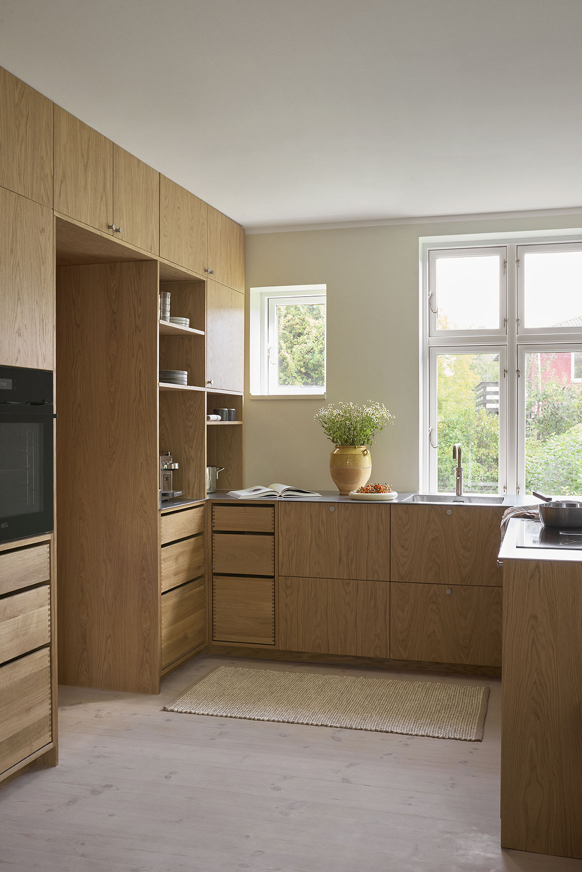 Snedkerkoekken i egetræ