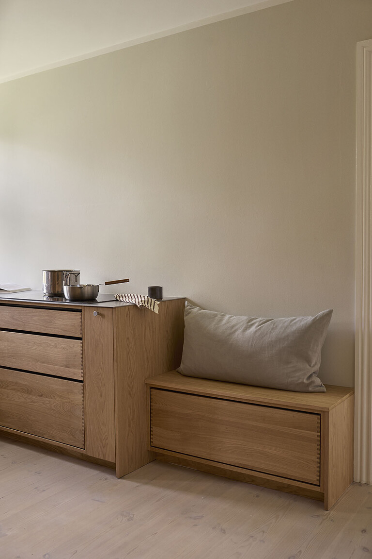 Snedkerkoekken i egetræ